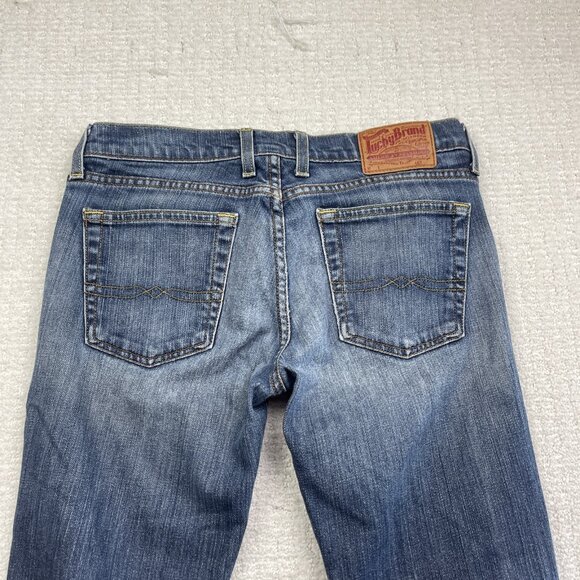 Lucky Brand Jeans by Gene Montesano Womens 4 / 27 Short Inseam USA Made Blue - Picture 10 of 12